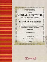 Principios para montar � instruir los caballos de guerra - Bohan, Bar�n de