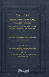 Cartas m�dico-quir�rgicas - Lletor Castroverde, Jos� de